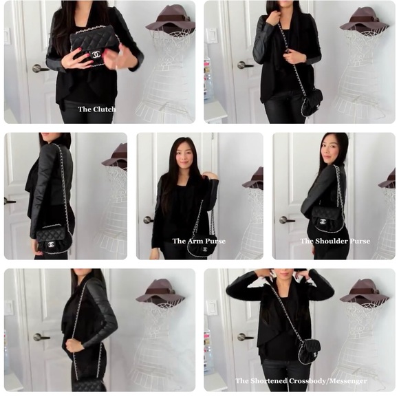 TRADE —Chanel chain cross bag - Picture 4 of 9